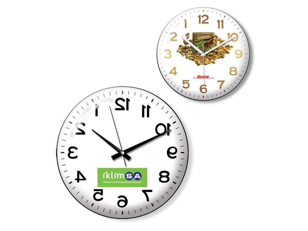 Reverse Rotating Wall Clock